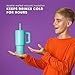 Simple Modern Disney Kids 24 oz Tumbler with Handle and Silicone Straw Lid | Spill Proof and Leak Resistant | Stainless Steel Bottle | Gift for Kids Boys Girls | Trek Collection | Tropical Stitch