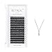 ACTROL YY Eyelashes Extension Lashes Black D Curl 0.07mm 11mm Lash Volume Extension Easy Fans Y Shaped Premade Soft Eyelashes Supply(D-0.07mm, 11mm)