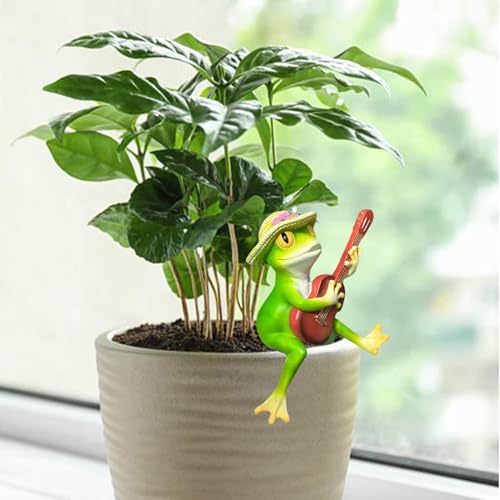 Rana en miniatura de diseño compacto para decoración exterior e interior 8