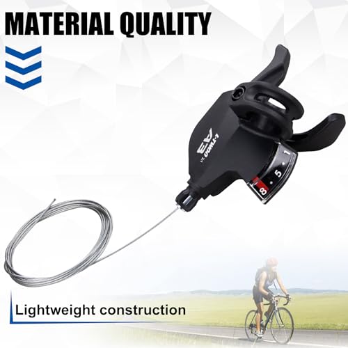 WEEROCK Bike Shifter Lever 8 Speeds Right Thumb Gear Shift Lever for Mountain Bicycle