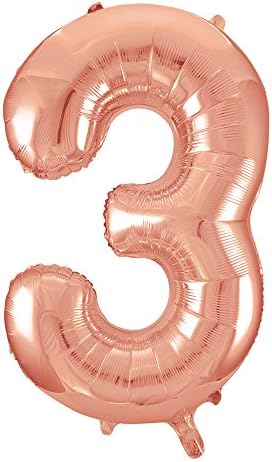 Unique Party 55741 - 34" Giant Blue Foil Number 1 Balloon