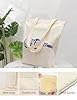 AILOONG Cotton Canvas Shopping Bag Fire Electric Guitar Music Hard Rock Metal 340g/m² thick fabric Uses as a gift bag #2