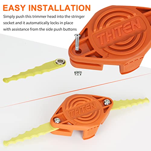 Thten Wa0010 Wa0004 Trimmer Blades Head Compatible With Worx Wg180,Wg175,Wg180,Wg170,Wg166,Wg165,Wg163,Wg157,Wg156,Wg155,Wg154,Wg153,Wg152,Wg151.5,Wg151,Wg150 Weed Eater String 18 Pack #TOP3
