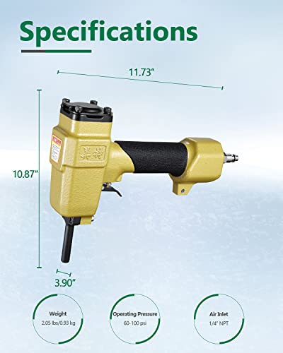 Meite Ap38 Pneumatic Nail Puller 57-100 Psi Professional Air Nails Remover, Pull Nails Between 0.097''-0.120'' #TOP2