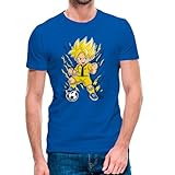 cf villarreal - maccabi tel aviv uefa europa league - international - football Camisetas de calidad premium Camiseta de Manga Corta Goku Villarreal 25-26 (12- Camiseta Talla M)(Azul Manga Corta)