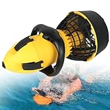 ZHDANB Scooters submarinos Motor DC 500w 50 min autonomía 5.2 km/h Profundidad 20 m Hélice acuática Motor sin escobillas para Deportes acuáticos Buceo con escafandra y natación Yellow