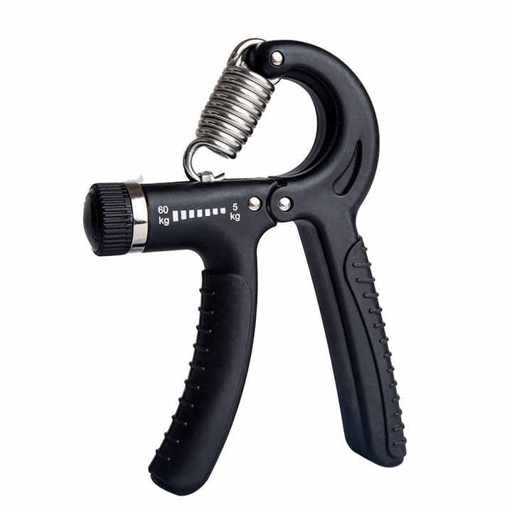 GenericPOWERGRAP Adjustable Hand Grip Strengthener, Hand Gripper for Men & Women for Gym Workout Hand Exercise Equipment to Use in Home for Forearm Exercise, Finger Exercise Power Gripper (60 Kg) BLack