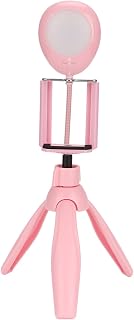 Fill Light Phone, Portable Direct Foldable Streaming Beauty Fill Light Lamp for Phone with Tripod and Stand Live Streaming Beauty Lamp 3 Adjustable LED Light Modes