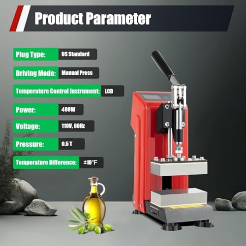 Prensa térmica manual mini con temperatura ajustable miniatura 6