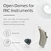 Hearing Aid Domes - Pack of 10 Open Domes for RIC Instruments - Compatible with Vivia, GN Resound Hearing Aid (Small)