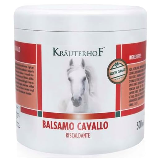 Kräuterhof Bálsamo de caballos gel de calentamiento extra fuerte 500ml