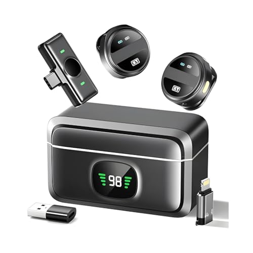 Mobile Clip Pickup Set 40 Hour Total Runtime LED Indicators For Team Collaboration Videos