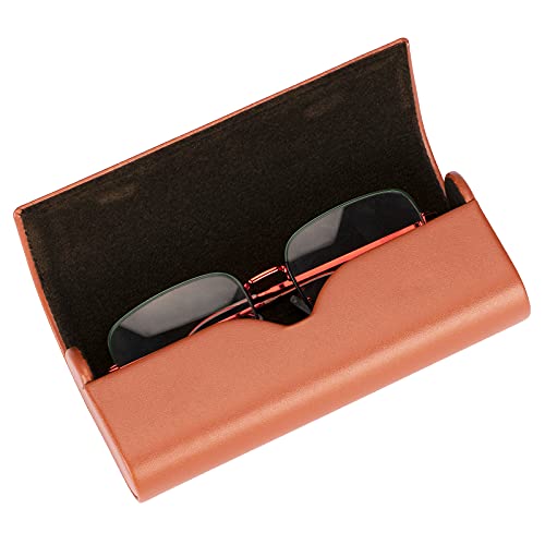 Vemiss Hard Shell Eyeglasses Case Lightweight Portable Case For Women,Men (Z-Orange) #TOP2