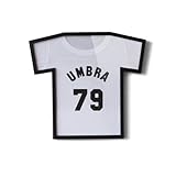 Color negro Umbra T-Frame Trikot Rahmen - marco para coleccionistas de 55 x 50 cm, plástico / negro