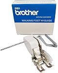 HONEYSEW Open Toe Walking Foot W/Guide for Brother Sewing Machine Quilting and Sewing Stitch Through Multiple Layers
