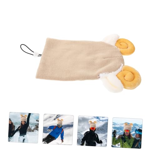 Funda para casco de esquí elástica lavable HANABASS con protección decorativa de invierno 7