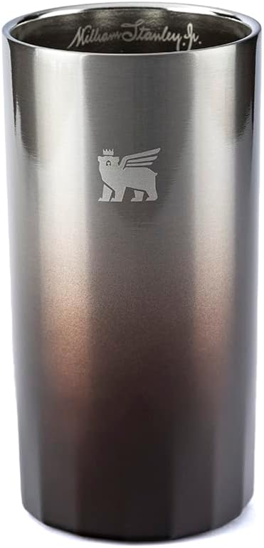 Stanley – Copo prismático isolado para cocktails, antiderrapante, para bebidas quentes ou frias, 381 m, Bourbon Haze