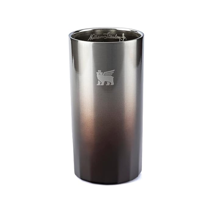 Stanley - Copo prismático isolado para cocktails, antiderrapante, para bebidas quentes ou frias, 381 m, Bourbon Haze
