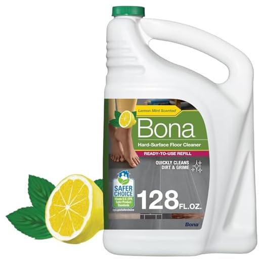Bona Multi-Surface Floor Cleaner Refill - 128 fl oz - Lemon Mint