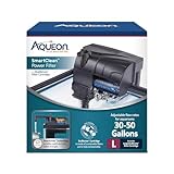 Aqueon Aquarium Fish Tank SmartClean Power Filter with EcoRenew Filter Cartridge, 30-50 Gallons