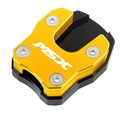 Extension béquille MSX125 Grom contre l'enfoncement plaque support moto rouge - 4