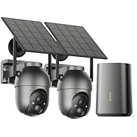2-Pack Aume 4MP Solar Powered Wireless Security Cameras only 5.19: eDeal Info
