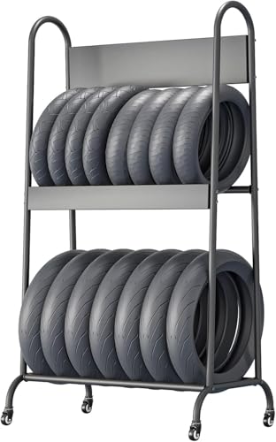 Étagère de rangement pour pneus de garage et atelier sur pied - 2