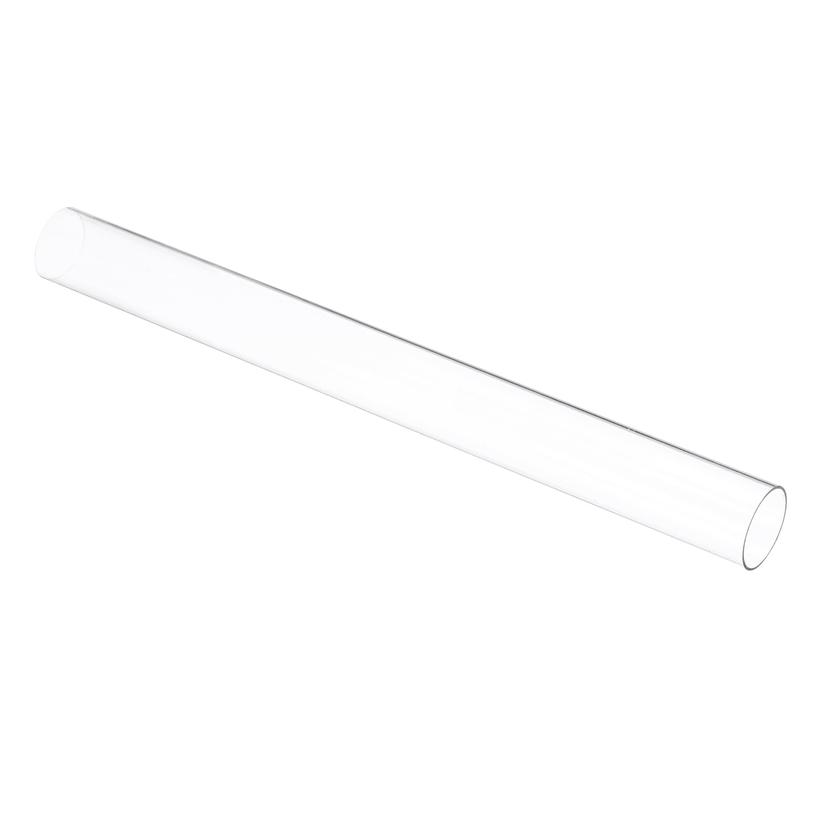 QUARKZMAN Przezroczyste sztywne rury 1 1/8 cala (28 mm) ID x 1 3/16 cala (30 mm) OD x 1 stopka (305 mm) długość okrągła rura poliwęglanowa z tworzywa sztucznego