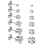 Silver-6Pairs