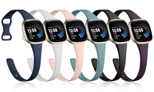 Correas compatibles Fitbit Versa 4 y Sense 2, pack 6 miniatura 1