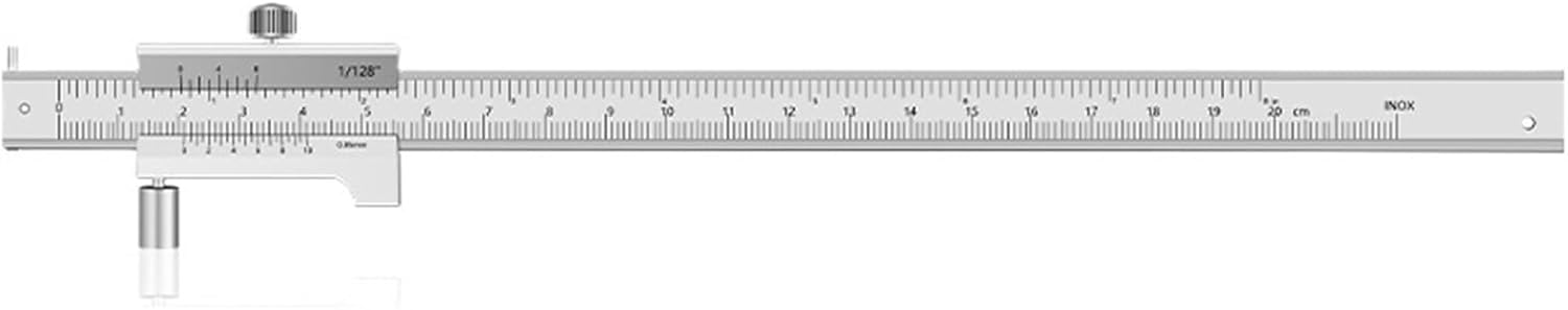 Caliper Marking Vernier Caliper 0-200mm/250mm Stainless Steel Parallel Marking Vernier Caliper Marking Gauge Measuring Tool(0-250mm)