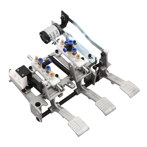 Dlinanta Tire Changer Machine Car Air Control Valve Foot Pedal Valve,3 Pedal Air Pneumatic Valve Switch Control Part Steel Frame Foot Control Tyre Changer Valve for Removing All Kinds of Tires