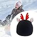 Menolana Ski Helmet Cover Helmet Decoration Winter Headgear Portable Gift Snowboarding and Skiing Helmet Accessory Sport Helmet Cover, Black