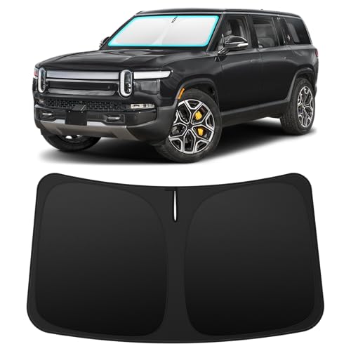 Image of INSAUTO Custom Fit Windshield Sun Shade for Rivian R1S 2022-2026