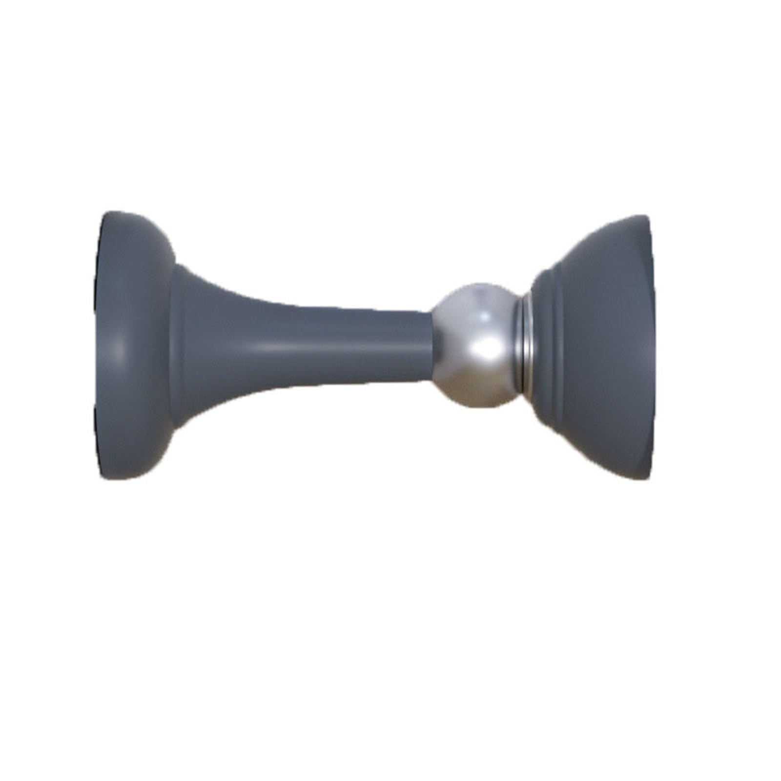 Luercher Gray Door Stop Silicone Magnetic Door Stop No Drilling Door Stop With 3D Adhesive Tapes Keep Open Doors For Stronger Mount(Gray)