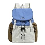 Gyios Mochila Modelos De Bolsos Hombro Casual Gran Capacidad para Hombres Y Mujeres, Mochilas Estilo Unisex, Bolso Estudiante-Azul