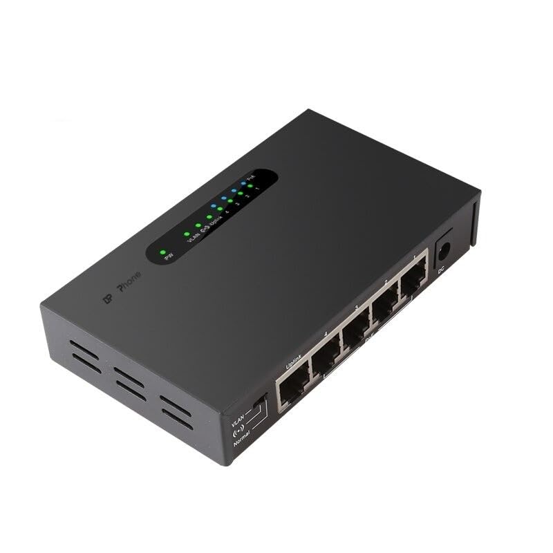Switch POE 5 Port pour caméra de surveillance avec transmission stable à 250 mètres