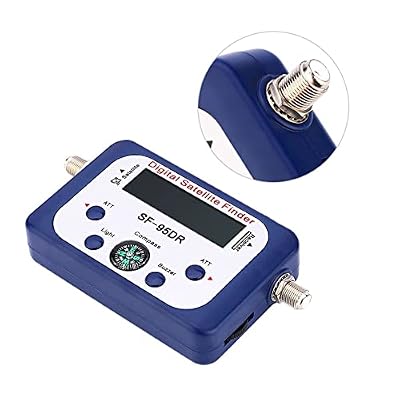 TV Signal Strength Meter, Digital Displaying Satellite Finder TV Signal Finder for DVB -S DVB-S2 with Compass Pointer,Camping Essentials