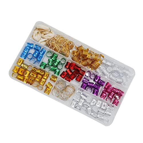 SHERCHPRY 150Piezas Anillos De Extensión De Coloridos Con Hebillas Decorativas y Encantos Para Peinados De Bricolaje