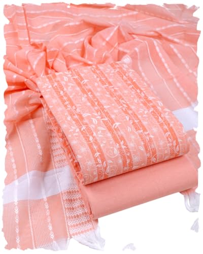 Image of Sun Fashion And Lifestyle Pure Cotton Unstitched Frabic Set - Salwar Suit With Stylish Dupatta (TBD241)