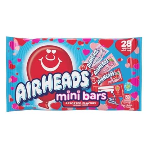 Airheads Assorted Flavors Valentine's Day Mini Bars - 28 Count Cover