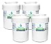 4x AH-GMW kompatibel Wasserfilter für General Electric GE SmartWater Kühlschrank MWF GWF, Sears, Kenmore, Hotpoint HWF, WF07