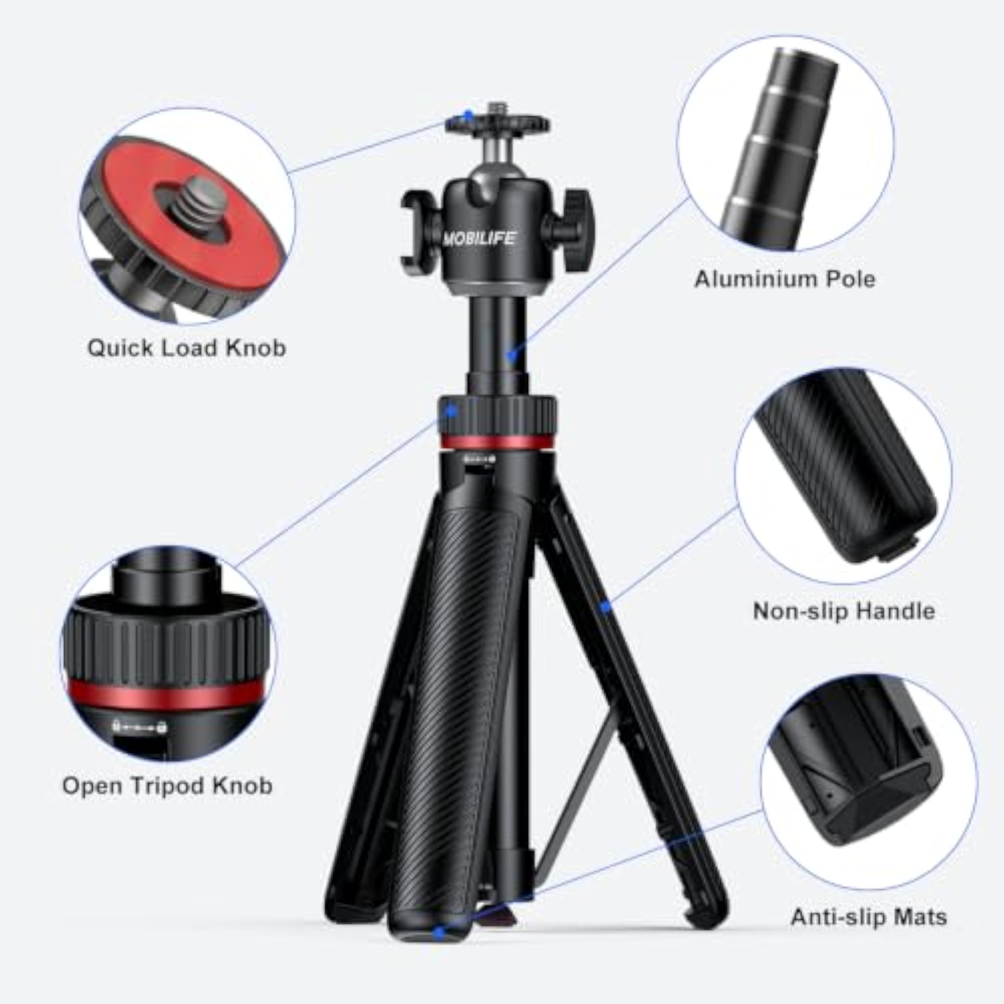 Multifunctional Vlog Camera Tripod Stand