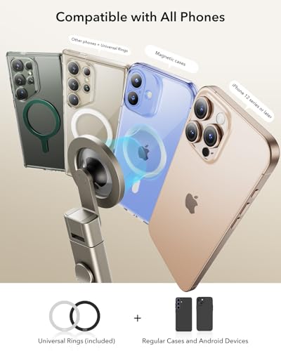 ESR Suporte de telefone de avião Skygrip (HaloLock), titânio natural