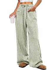 Army Green White Plaid