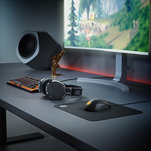 SteelSeries Arctis 7 Cuffie da Gioco - Wireless Senza Perdite - Tecnologia Surround DTS Headphone:X v2.0 per PC e PlayStation 5/PS4 - 10 - 40.000 Hz, Nero