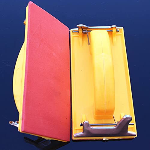 Qiguch66 Sandpaper Holder Stable Anti-Slip Plastic Practical Abrasive Paper Frame thumb #6