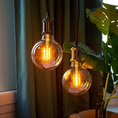 Lampada Led Filamento Retro G125 4w Bivolt E27 2200k 360lm