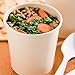 200-CT Disposable 16-OZ Bio Soup Container - Large Kraft Soup Cups: Perfect for Cafes - Eco-Friendly Recyclable Paper Cup - Wholesale Takeout Food Container - Lid Available - Restaurantware