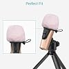 Cubilux Furry Windscreen Compatible with Apogee HypeMic, MIC Wind Muff, Windshield, Dead Cat, Pop Filter, Muff Windshield Windjammer Deadcat for Hype Microphone, Pink